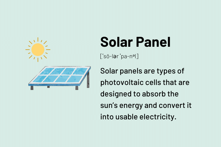 Definition of Solar Panel