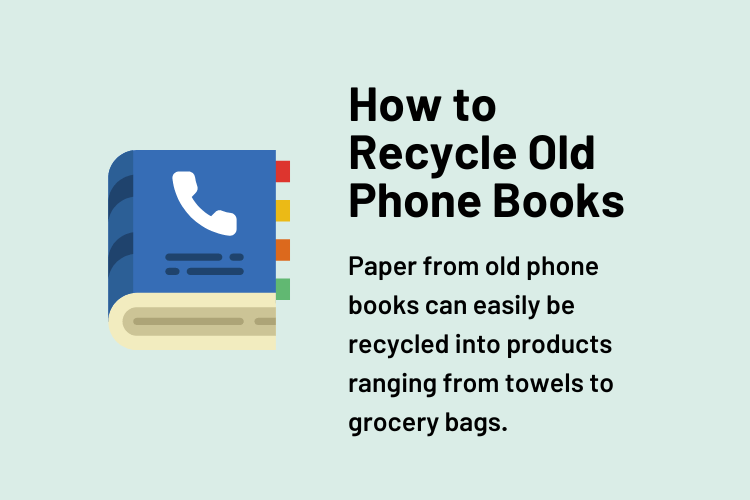 How to Recycle Old Phone Books
