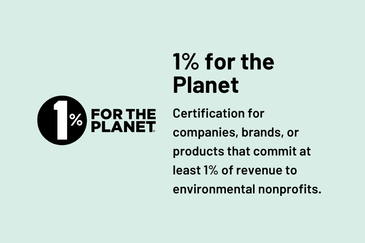 Definition of 1% for the Planet