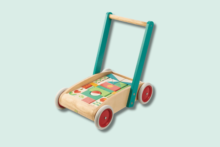 Baby Block Wooden Walker (Tender Leaf Toys)